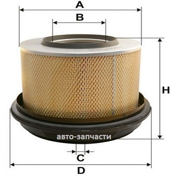 Фильтр воздушный Mercedes (Trucks) AM425