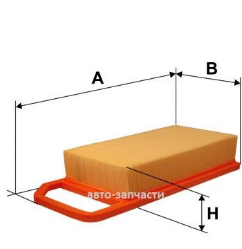 Фильтр воздушный Citroen C5 1.8i 16V, 2.0i 16V 11/04-->, Peugeot 407 04/04--> MTF090/4